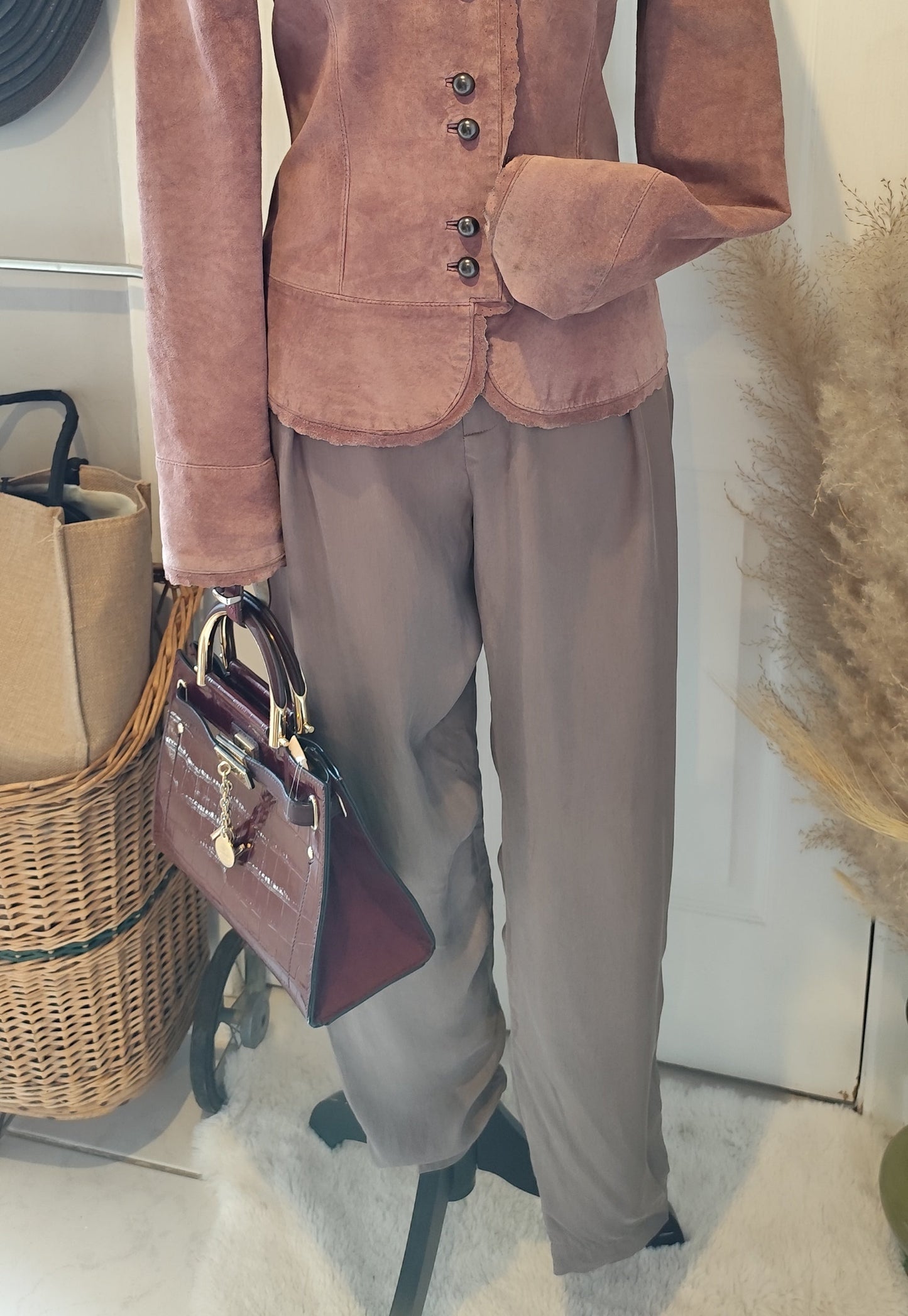 Pantalon en Cupro/Comptoir des cotonniers