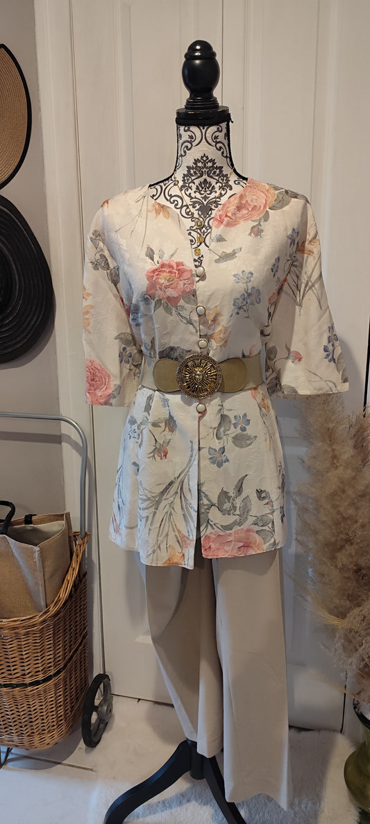 Blouse motif floral/Canda