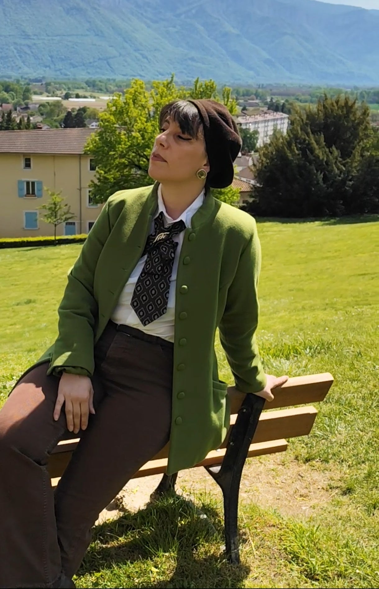 Manteau laine/Cacharel