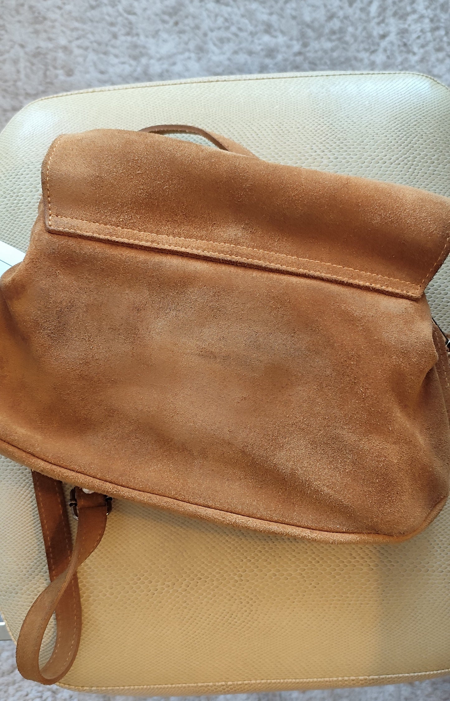 Sac cuir suédé/Mazélie