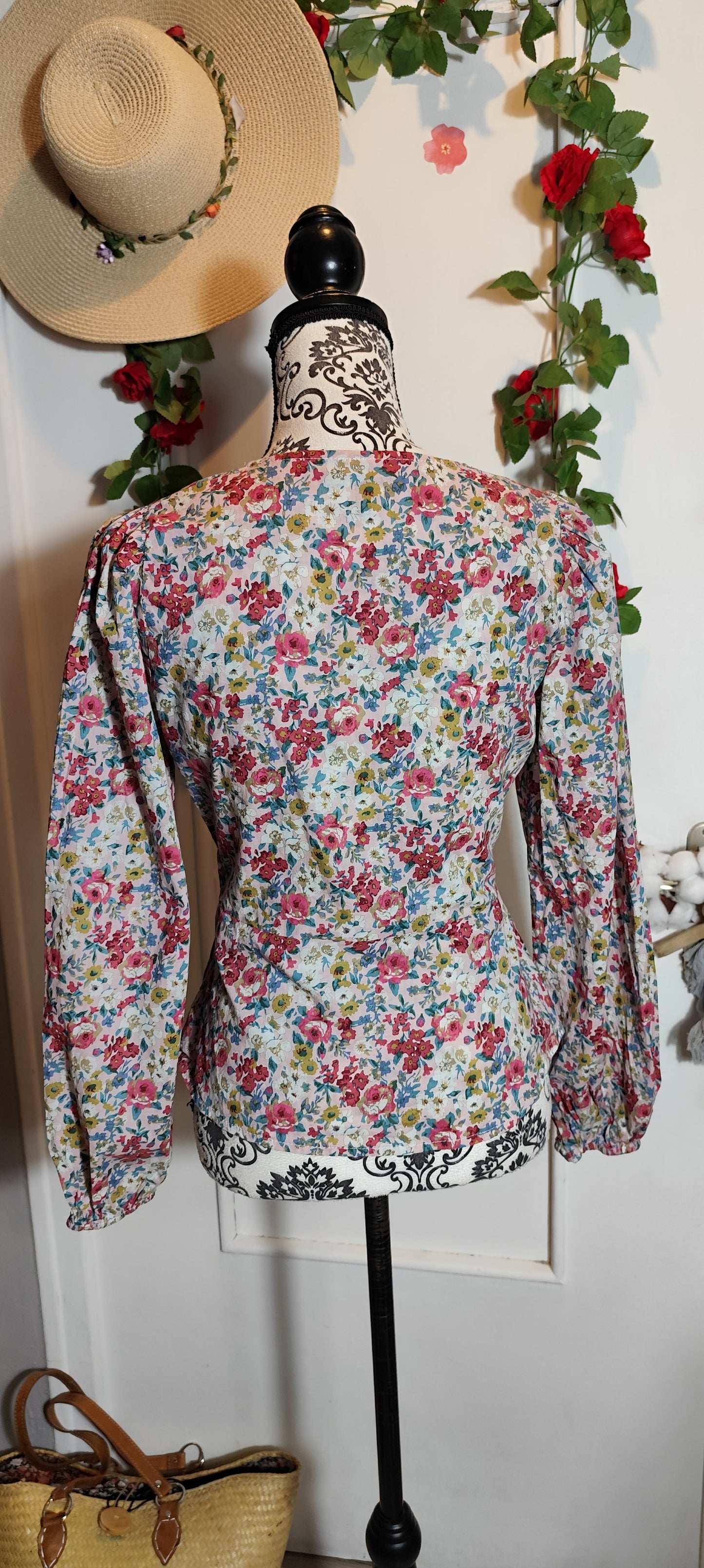 Blouse fleurie