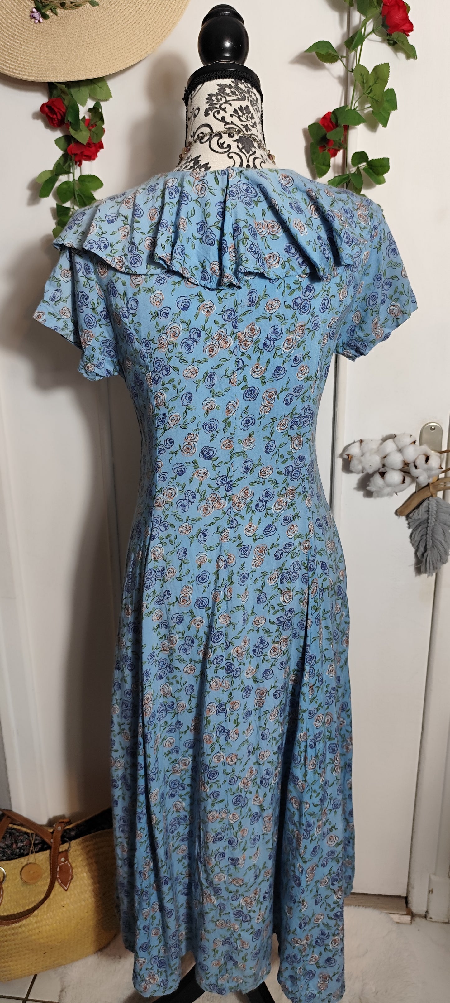 Robe col pèlerine
