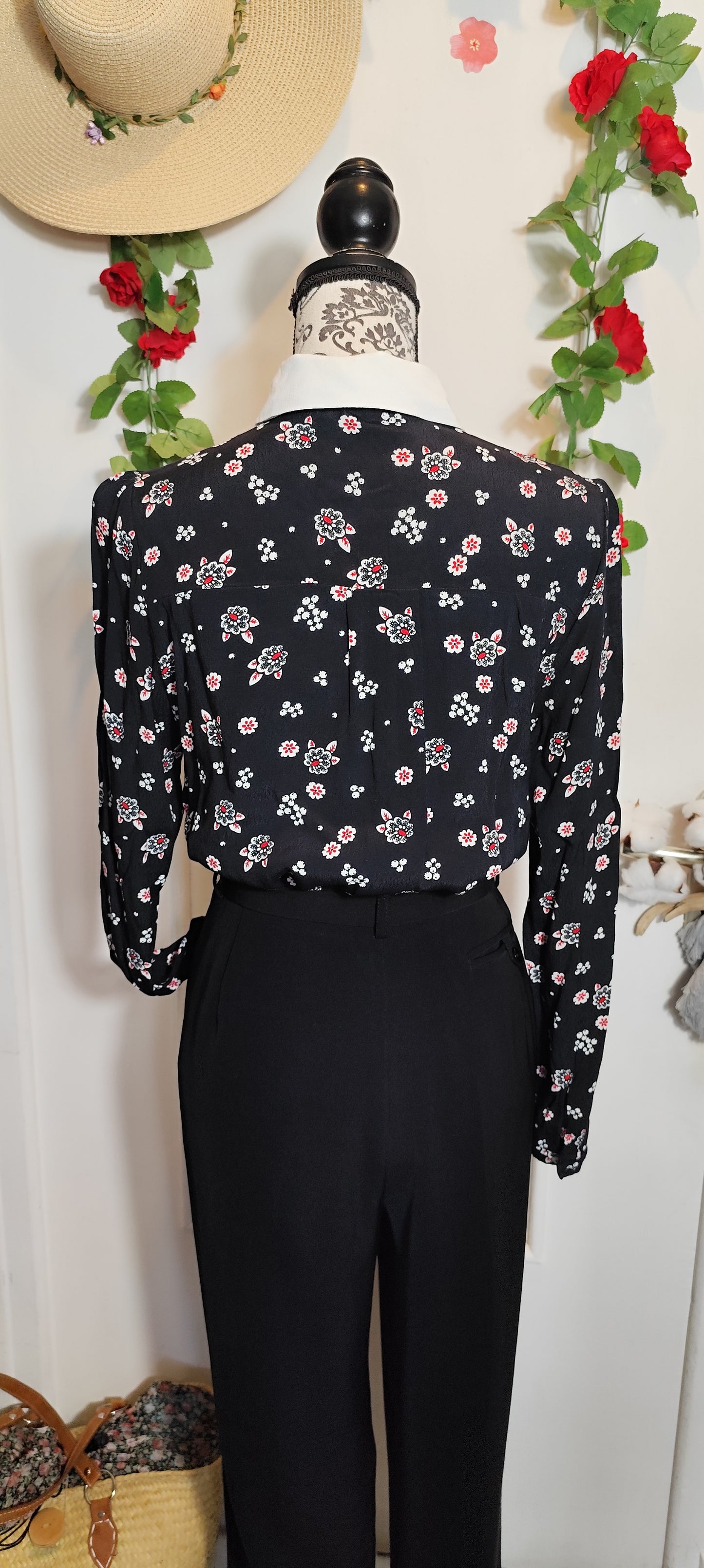 Chemise col claudine