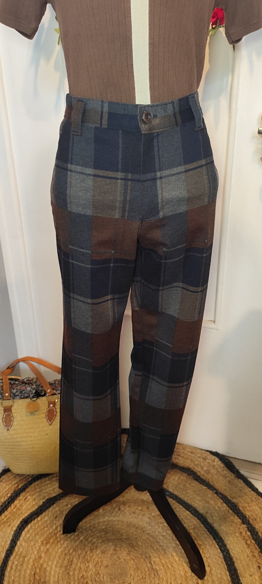 Pantalon à carreaux
