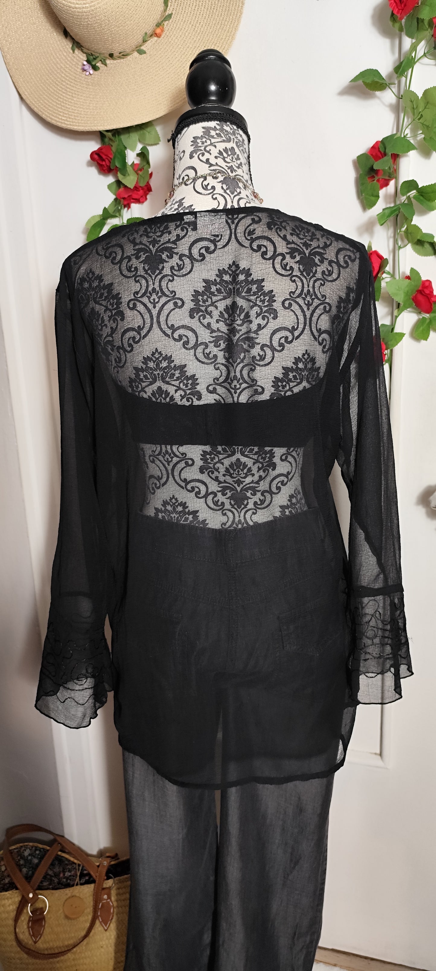 Blouse transparente