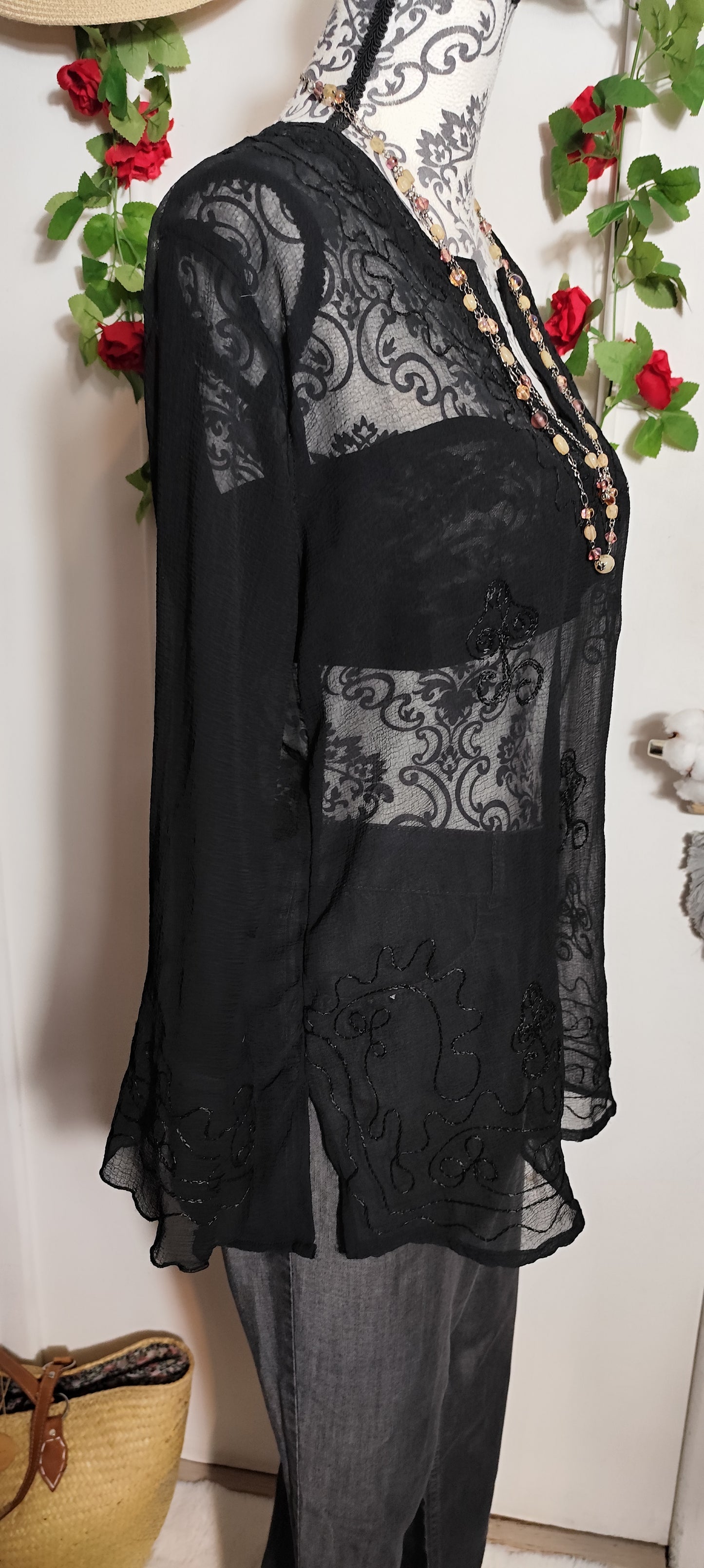 Blouse transparente