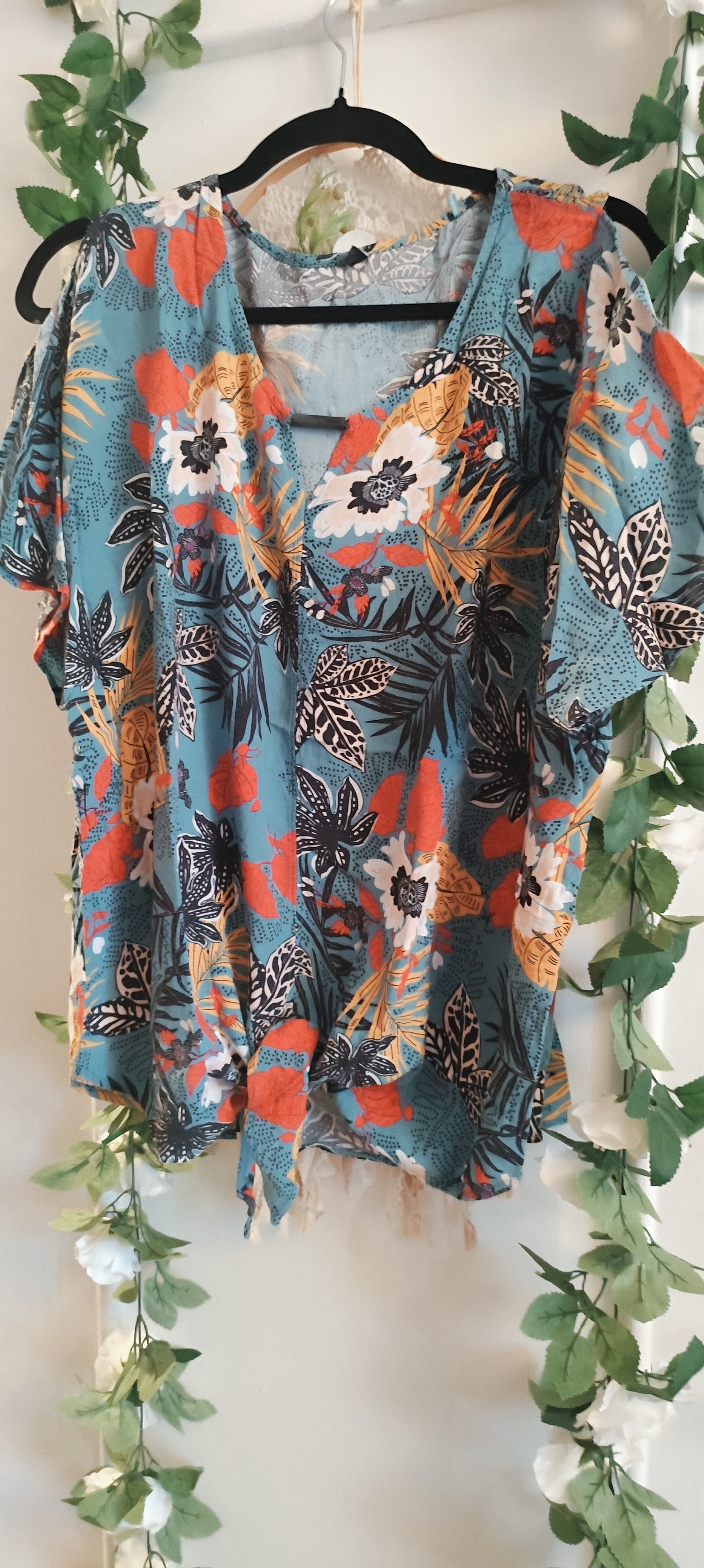 Blouse fleurie
